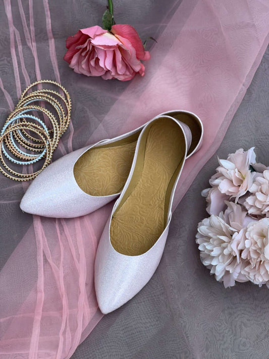 Rose Elegance – The Blush Pink Khussa